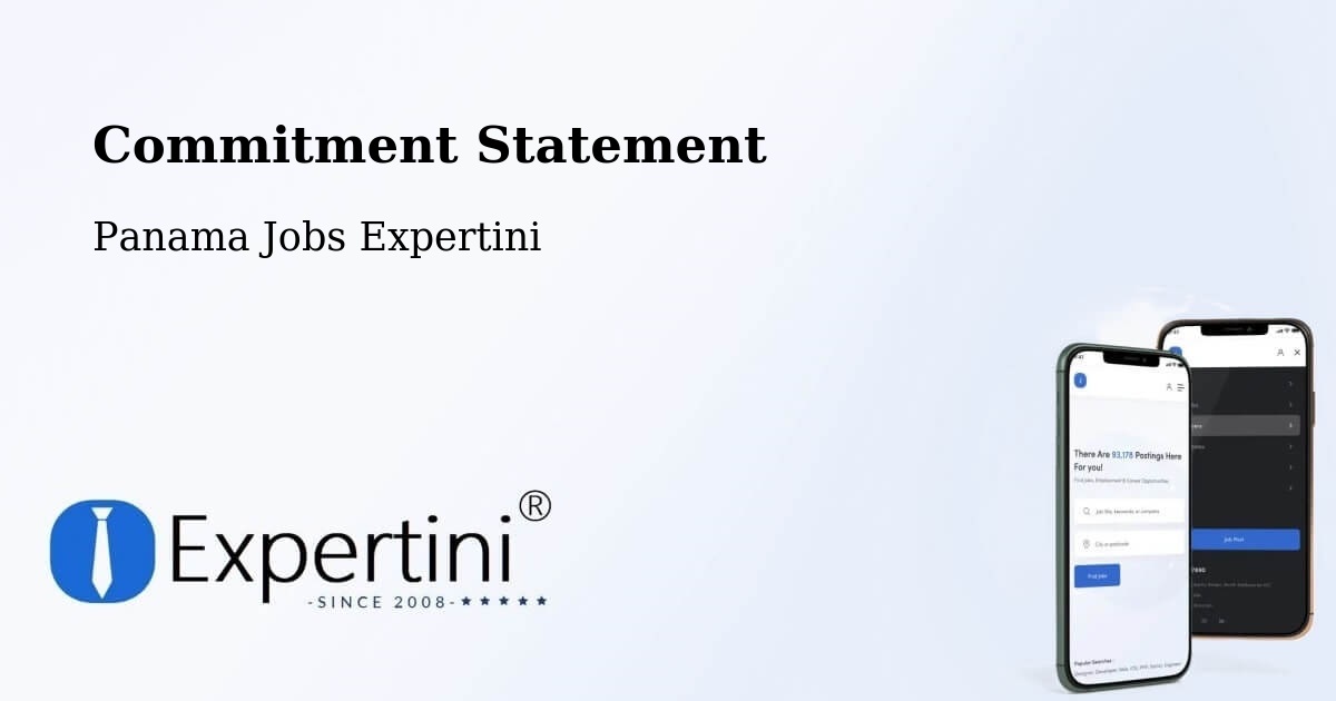 Corporate Commitment – Distrito De Chagres - Panama Jobs Expertini